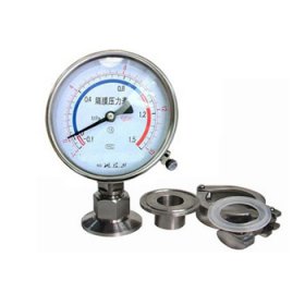 Y-MC衛(wèi)生型隔膜壓力表 Y-MC衛(wèi)生型隔膜壓力表